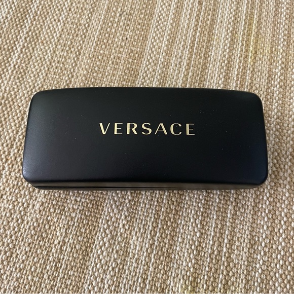 Versace Accessories - Versace Hard Shell Black Gold Eyeglasses Sunglasses Case